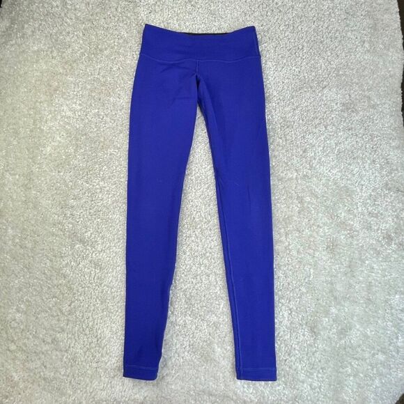 Lululemon Wunder Under Reversible Legging Bruised Berry Black Low Rise - Picture 2 of 13